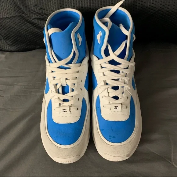 CHANEL | Shoes | Chanel Suede Calfskin Lambskin High Tops  display picture 1